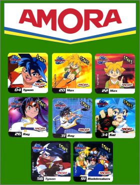 Beyblade - 8 Magnets - Amora - 2003