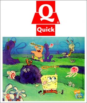 Bob l'Eponge - 1 planche de 6 magnets - Magic Box Quick 2006