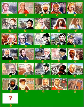 Personnages historiques - 31 Magnets Editions Atlas - 2010