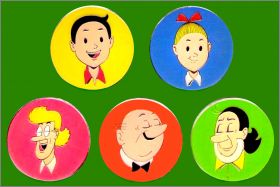 Suske en Wiske - srie 1 - 5 magnets - 2001 - Belgique