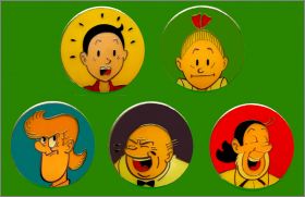 Suske en Wiske - srie 2 - 5 magnets - 2002 - Belgique