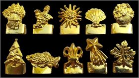 Repas de fte (porte-noms) 10 Fves Dores - Alcara 1999