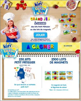 Fruits et lgumes de saison - 2 x 8 Magnets - Kiri 2015