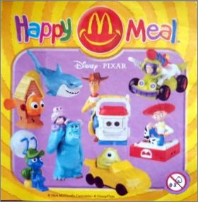 Disney Pixar - Mc Donald - Happy Meal - 2004