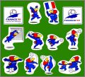 France 98 - Footix - 12 Magnets - 1998