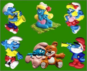 Schtroumpfs Peyo -   6 magnets + 2 variants) - 1993