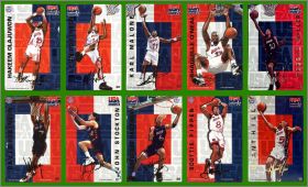 Basketball - USA Team - 10 Magnets - 1995  - Etats-Unis.