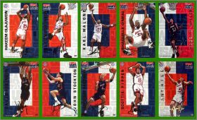 Basketball - USA Team - 10 Magnets - 1995  - Etats-Unis.