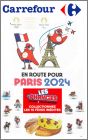 Paris 2024 ( Les Phryges) 10 fèves brillantes Carrefour 2024