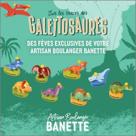 Galettosaures -  8 Fves brillantes - Banette - 2024