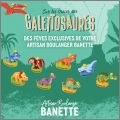 Galettosaures -  8 Fves brillantes - Banette - 2024
