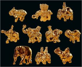 Mille et une nuits  - 10 F�ves Dor�es - Alcara - 1999