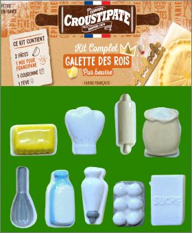 Les Ustensiles de Baker 9 Fves brillantes Croustipate 2022