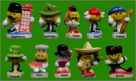 Smiley du monde - 10 fves Brillantes - Alcara - 2017