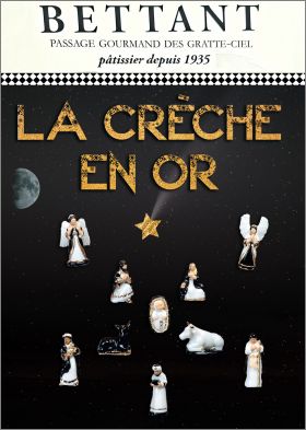 La Crche en Or 10 Fves brillantes (filet or) Bettant 2023