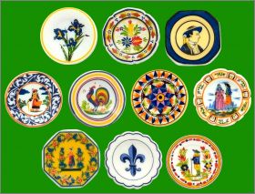 Assiettes de Quimper II - 10 Fves brillantes - Alcara 2011