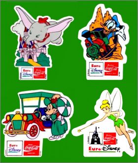 4 magnets - Euro Disney Coca-Cola - 1993 - Espagne