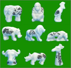 Les animaux de la jungle - 9 F�ves mates Arguydal 2022