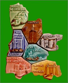 La Dr�me - 7 F�ves Puzzle - Moulin � l'huile - 2005