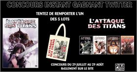 L'Attaque des Titans - 4 Magnets - Pika (Editions) 2022