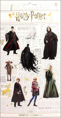 Harry Potter - 1 planche de 8 magnets - Set A - DIRAC - 2022