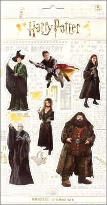 Harry Potter - 1 planche de 6 magnets - Set B - DIRAC - 2022