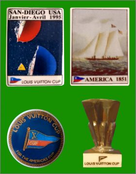 Louis Vuitton Cup Lentre - 4 Fves brillantes - Alcara 1995