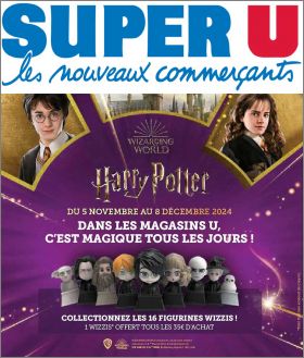 Harry Potter - 16 Figurines Wizzis - Super U Hyper U - 2024