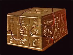 Hediard - Box - 3 Fves puzzle dores - 2002
