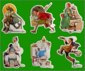 Norman Rockwell - The Saturday Evening Post - 6 Magnets 2004