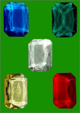 Daum - Len�tre - 5 F�ves cristal  - 1993