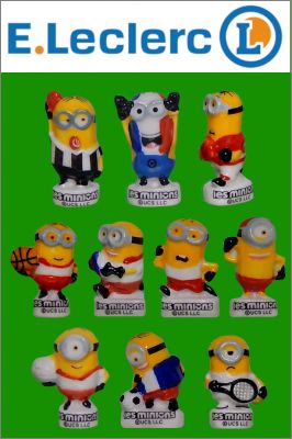 Les Minions font du sport - 10 Fves brillantes Leclerc 2025