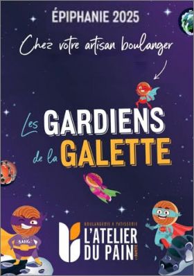 Les Gardiens de la Galette - 6 F�ves brillantes Banette 2025