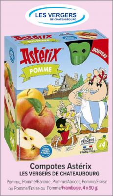 Ast�rix - Gourdes Compotes Les vergers de Ch�teaubourg 2024