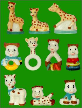 Douce Sophie la girafe - 10 F�ves Brillantes - 2023