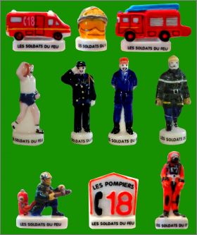 Les soldats du feu - 10 F�ves Brillantes - Prime - 2004