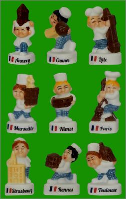 Petits chocolatiers de France - 9 F�ves Mates Arguydal 2020