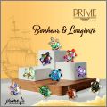 Bonheur & longvit (tortues) 10 Fves pendentifs Prime 2024