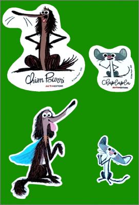 Chien Pourri  - 4 Magnets Arte Editions - 2020