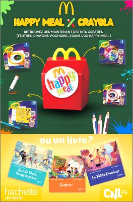 Crayola - 10 kits cr�atifs -  Happy Meal McDonald's 2025