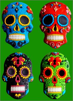 4 Magnets Calaveras du Mexique - 2020