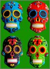 4 Magnets Calaveras du Mexique - 2020