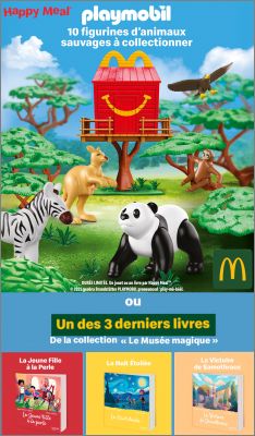Playmobil 10 figurines d'animaux Happy Meal McDonald's 2025