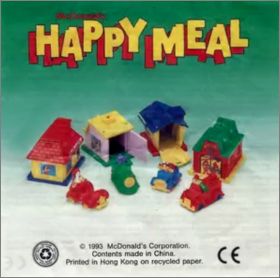 Mc Town Town - 4 jouets Happy Meal - Mc Donald - 1993