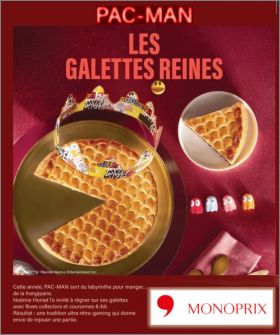 Pac-Man - 5 F�ves brillantes - Monoprix - 2026