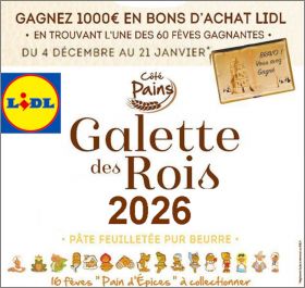 Pain d'�pices (Les contes) 6 F�ves mates - Lidl - 2026
