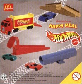 HotWheels (Mattel) 4 v�hicules - Happy Meal McDonald's 1998