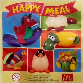 �ufs � couver - 6 peluches - Happy Meal McDonald's - 1998