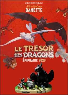 Dragons 3 (Dreamworks) - 8 F�ves brillantes Banette 2026