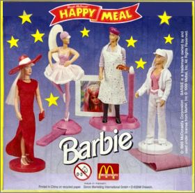 Barbie (Mattel) Les m�tiers - Happy Meal - McDonald's - 1999